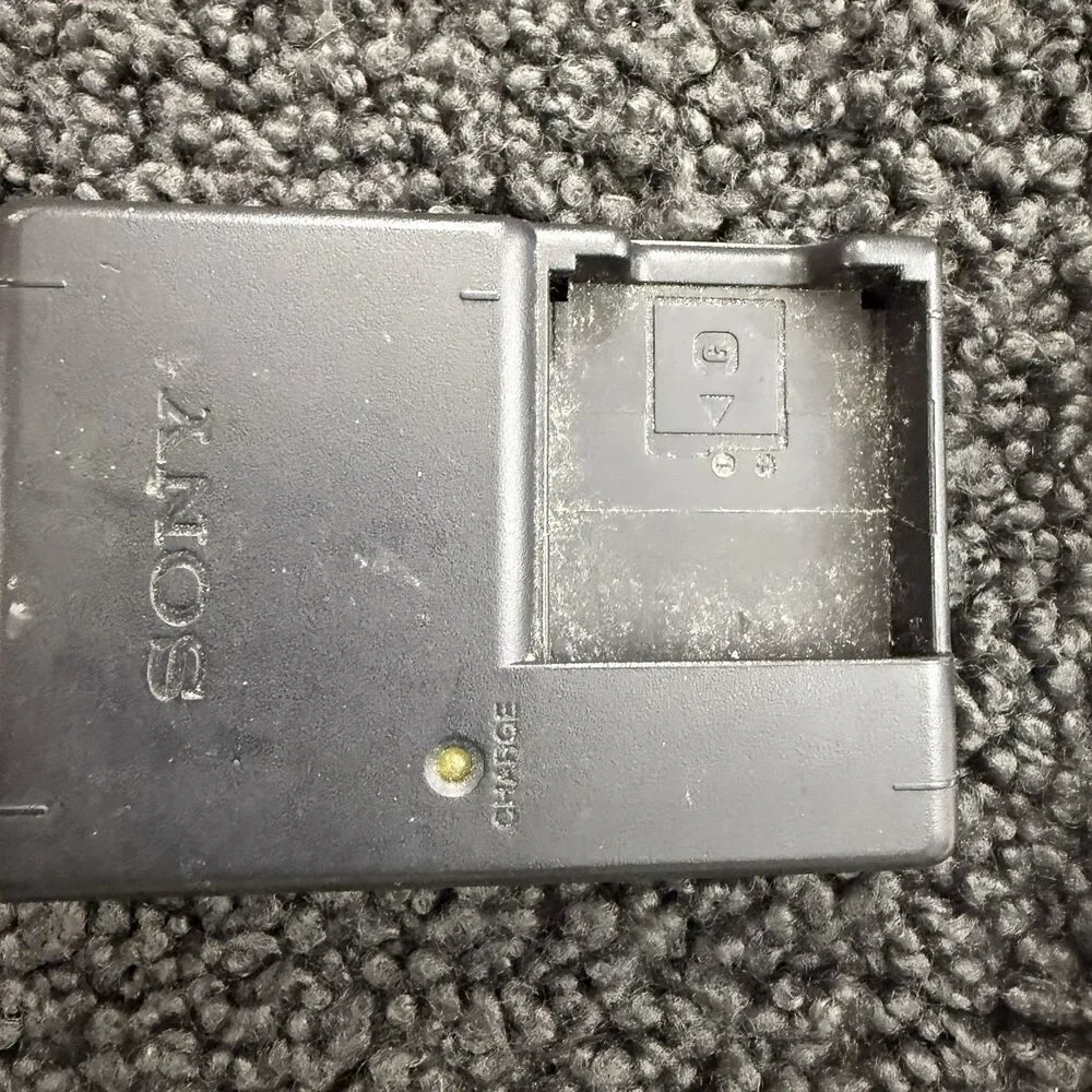 Sony BC-CSGB Battery Charger And SONY NP-BG1 And NP-FG1 Battery